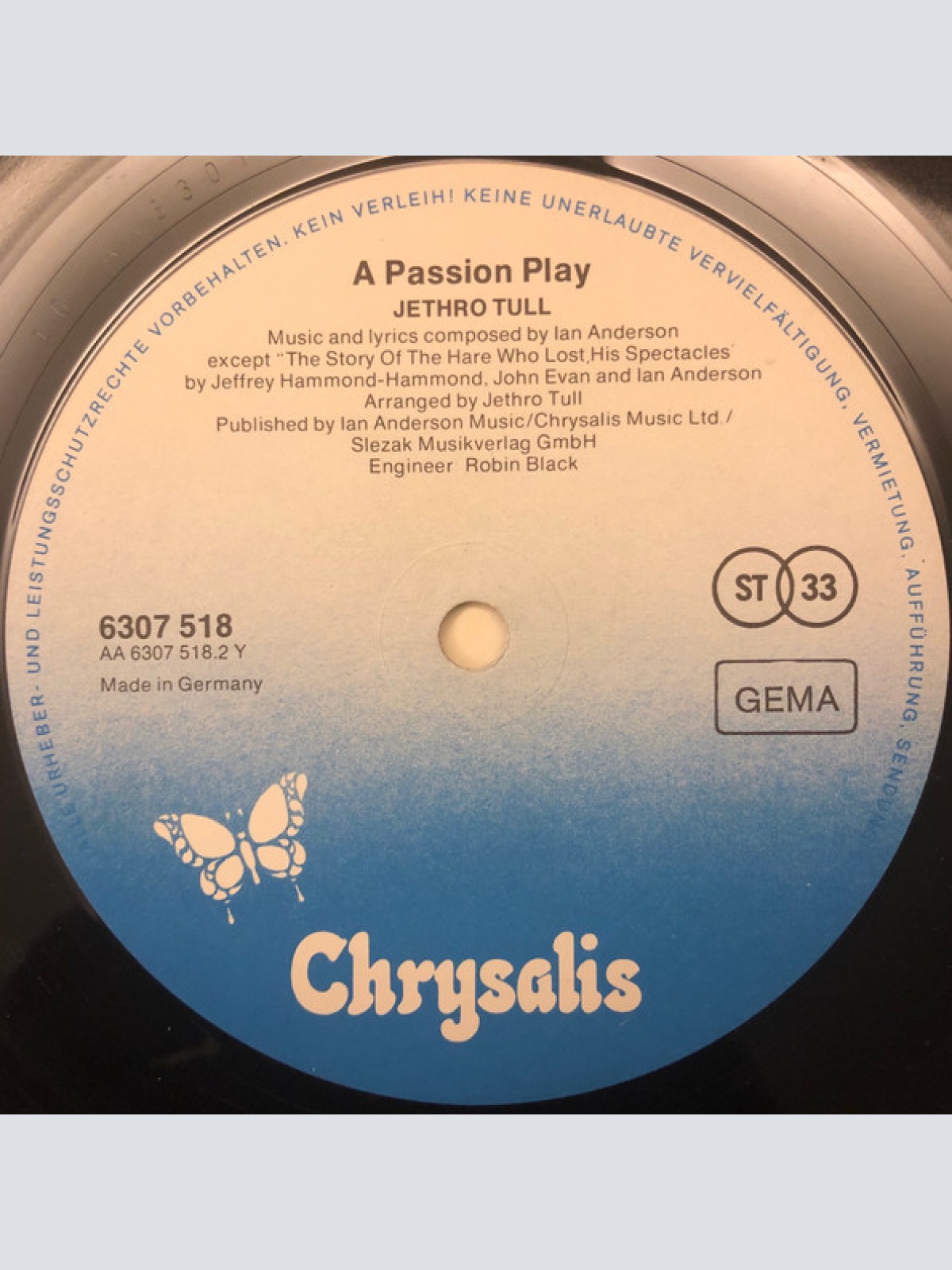 Vinyl / Jethro Tull - A Passion Play