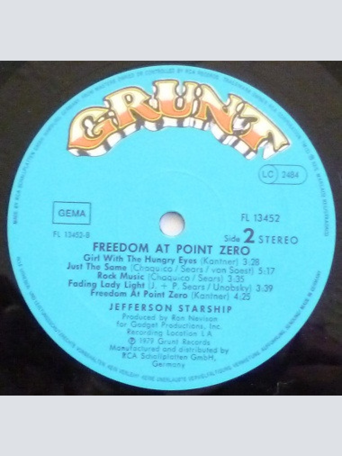 Vinyl / Jefferson Starship - Freedom At Point Zero