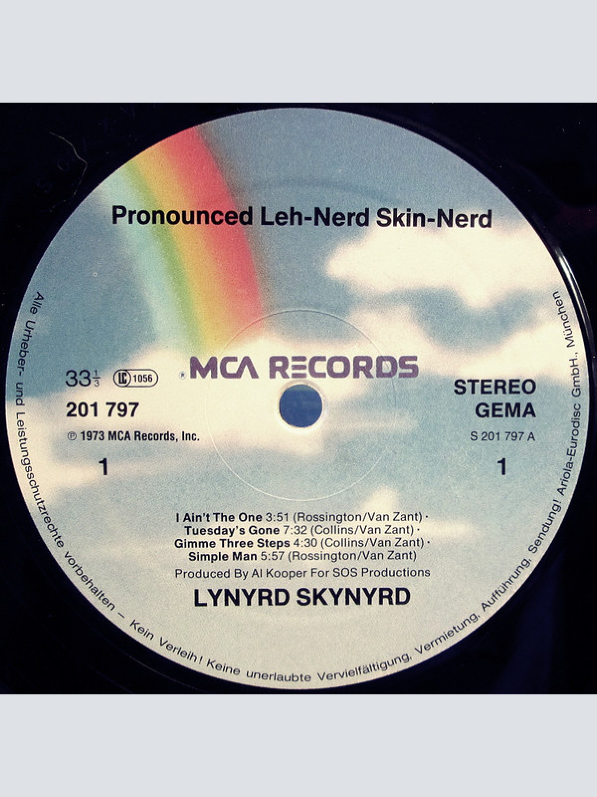 Vinyl / Lynyrd Skynyrd - (Pronounced 'Lĕh-'nérd 'Skin-'nérd)