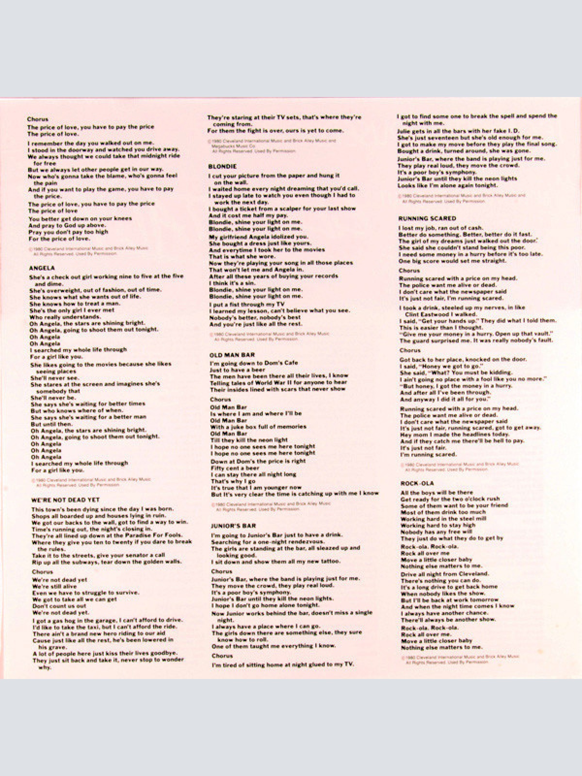 Vinyl / Iron City Houserockers - Have A Good Time (But Get Out Alive)