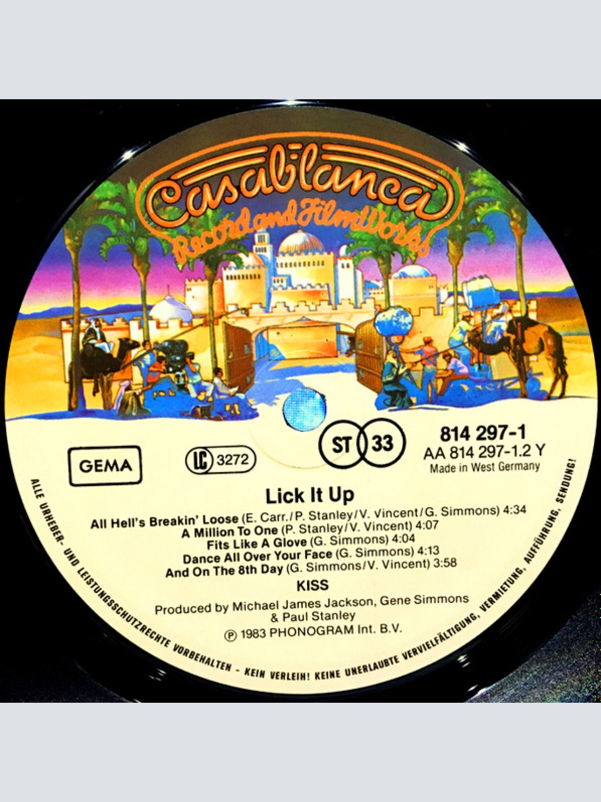 Vinyl / Kiss - Lick It Up