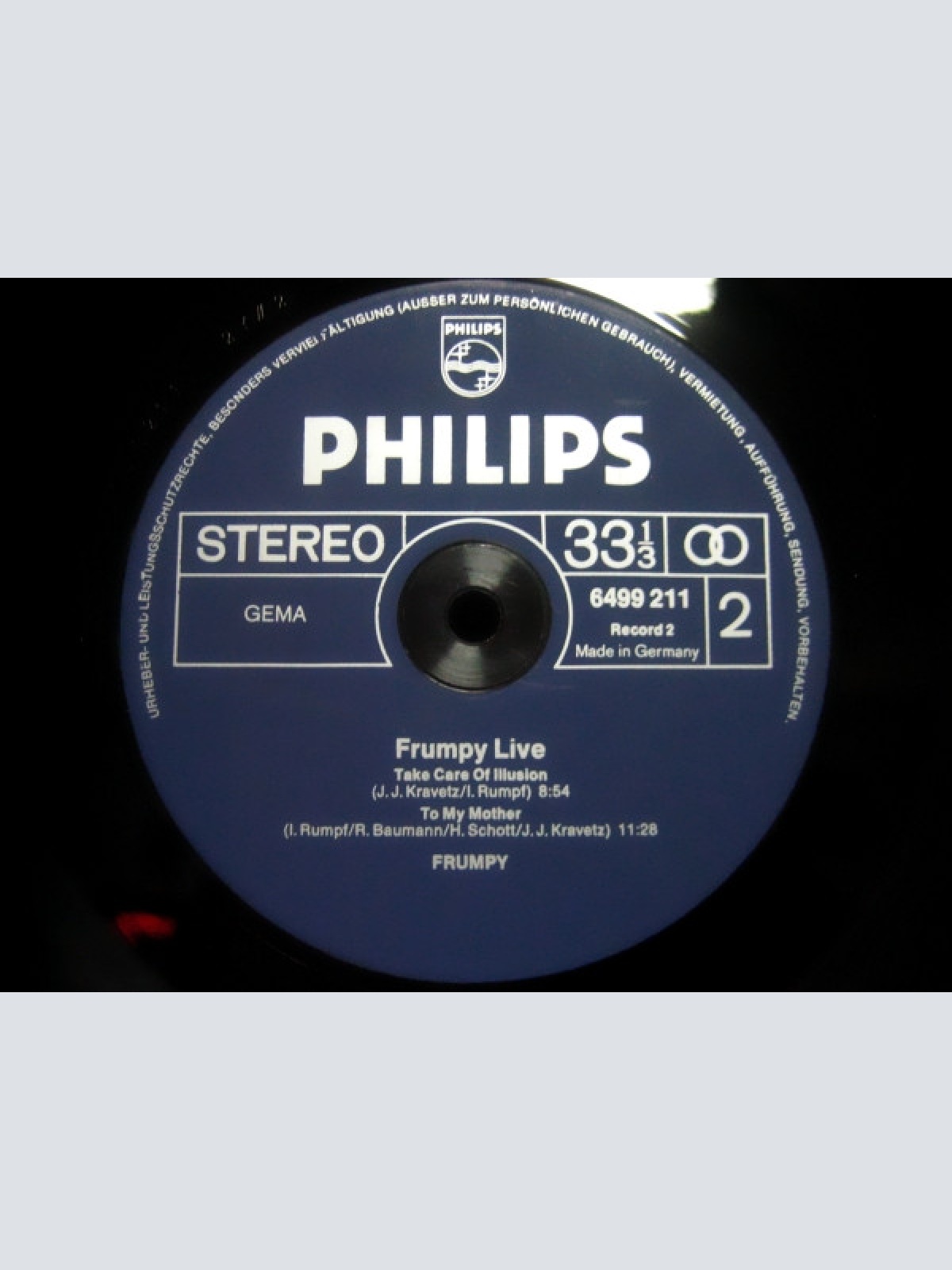 Vinyl / Frumpy - Live