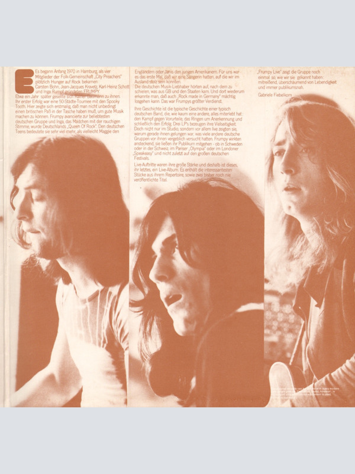 Vinyl / Frumpy - Live