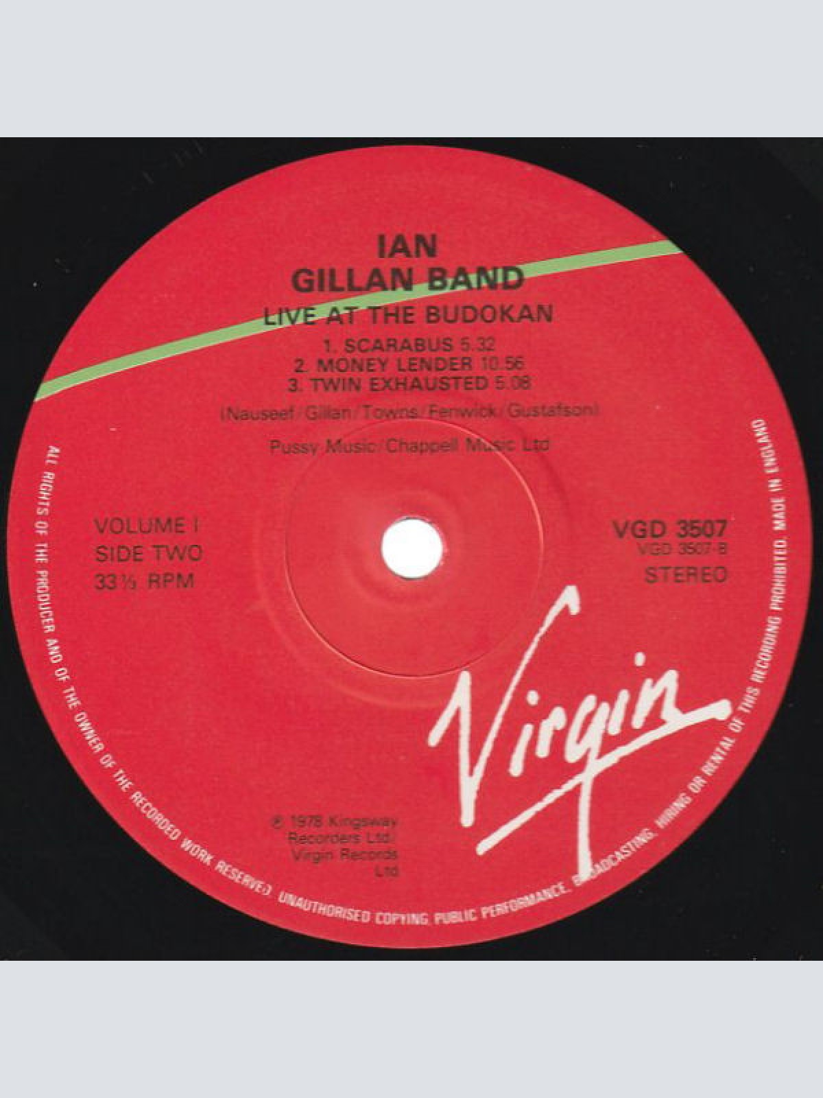 Vinyl / Ian Gillan Band - Live At The Budokan - Volumes I & II