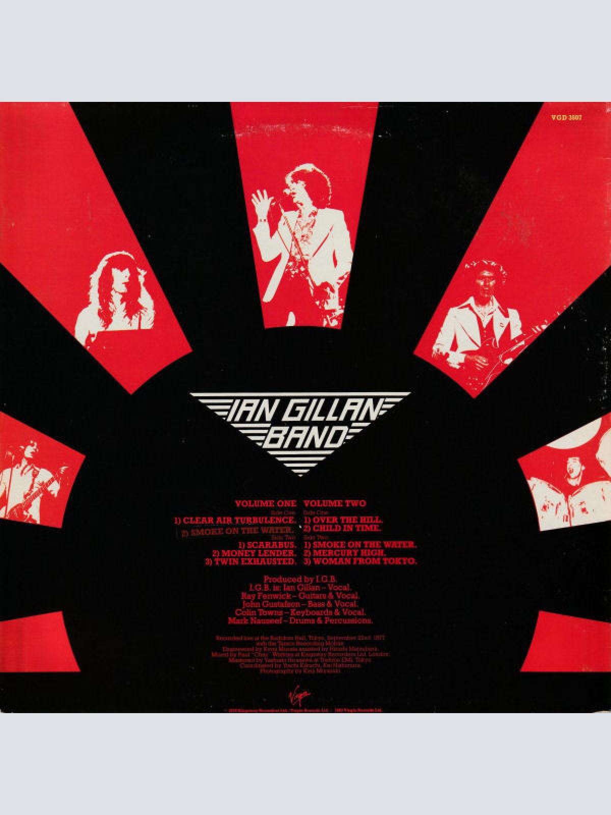 Vinyl / Ian Gillan Band - Live At The Budokan - Volumes I & II