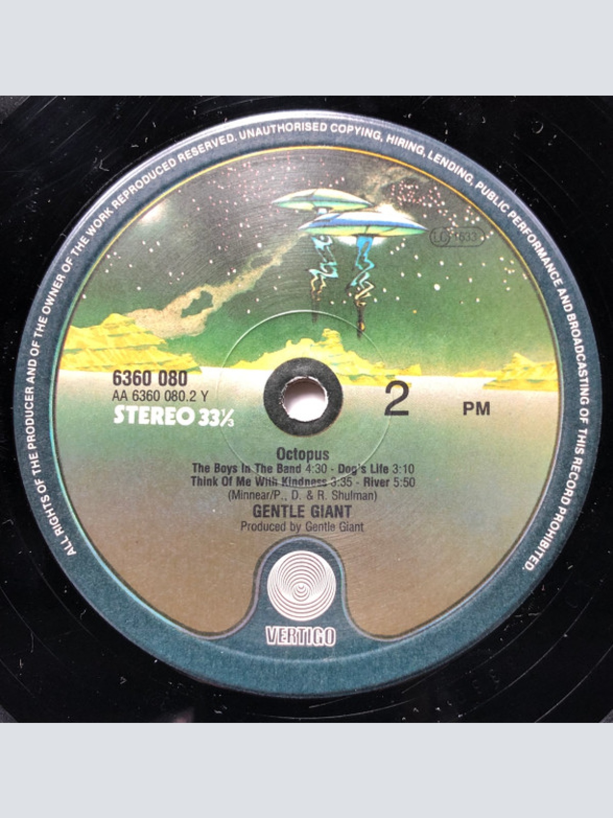 Vinyl / Gentle Giant - Octopus