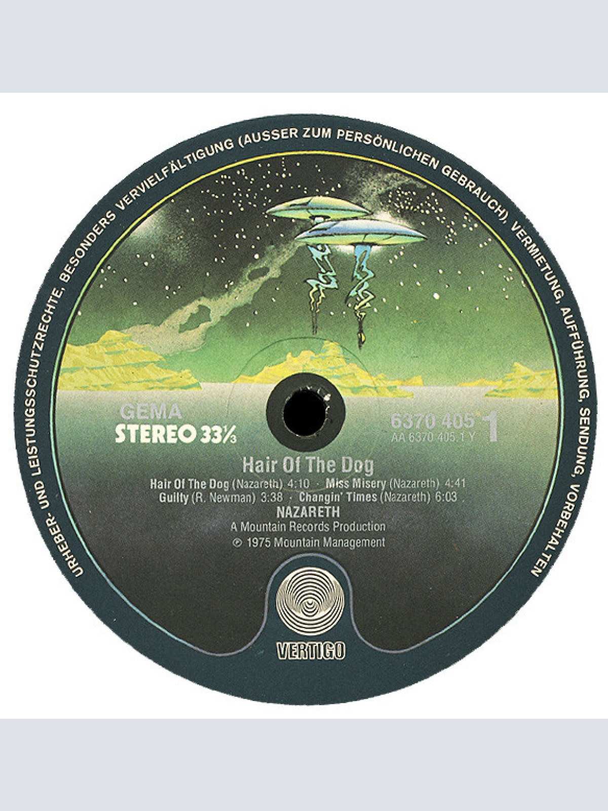 Vinyl / Nazareth (2) - Hair Of The Dog