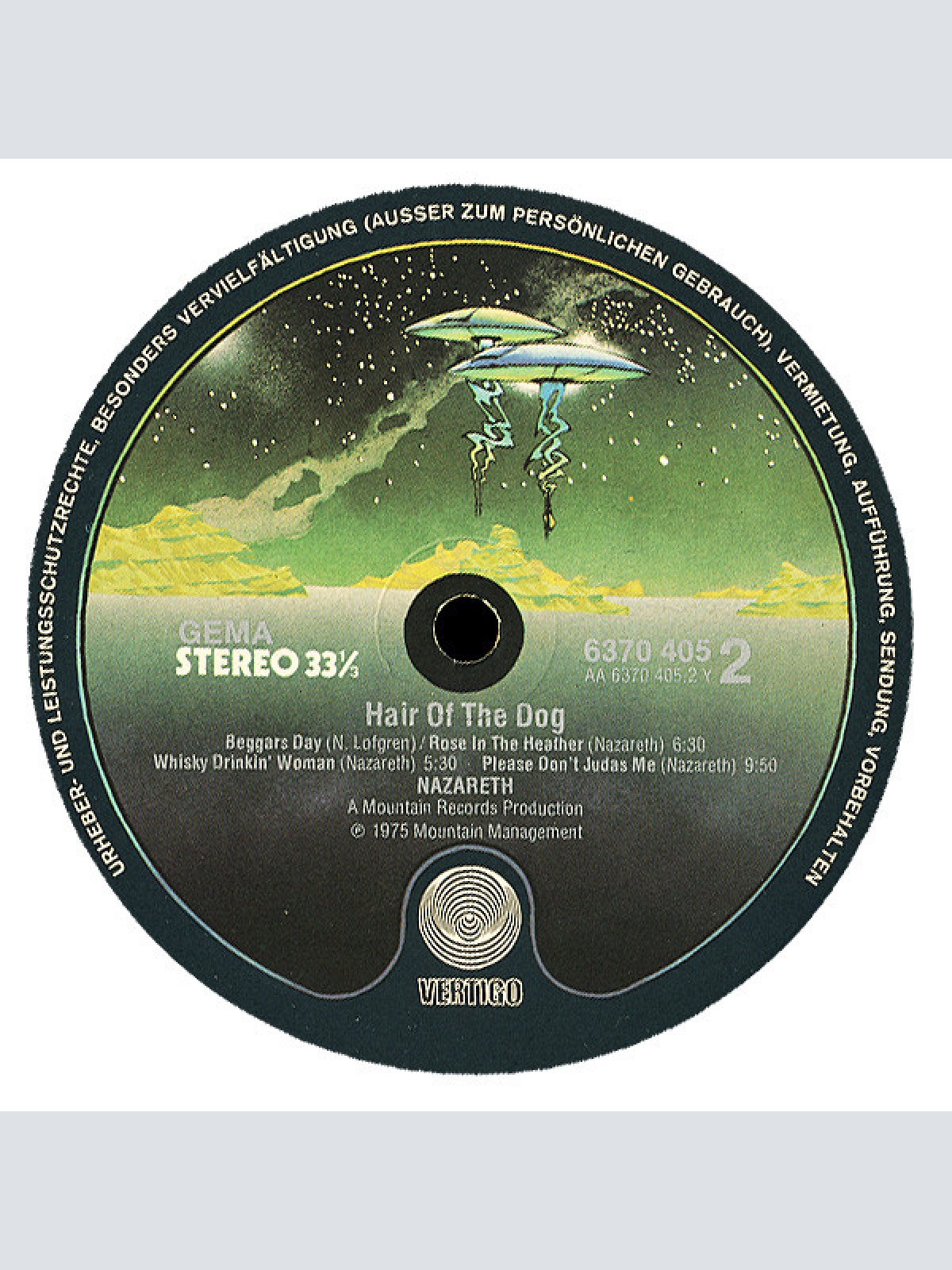 Vinyl / Nazareth (2) - Hair Of The Dog