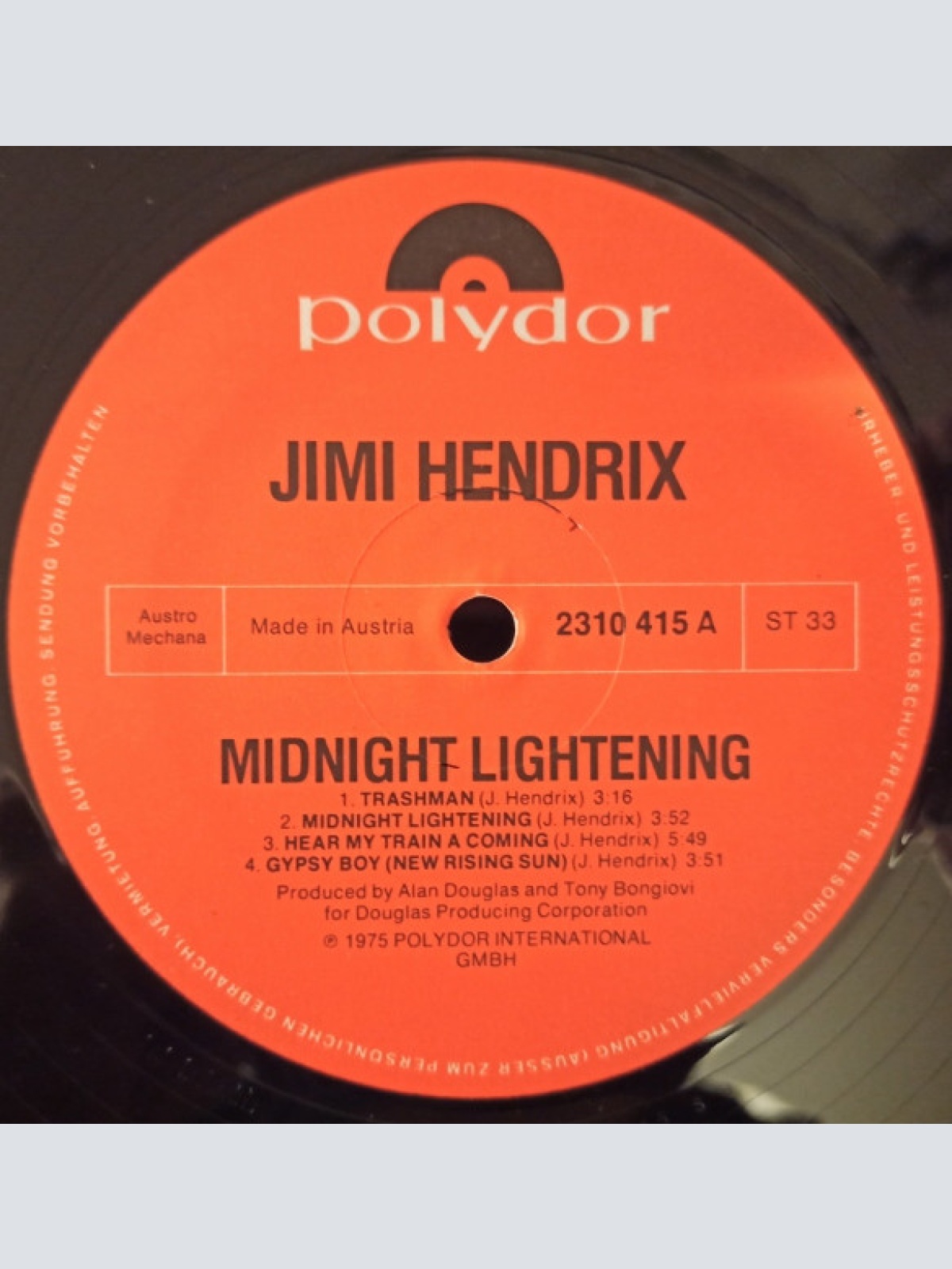 Vinyl / Jimi Hendrix - Midnight Lightning