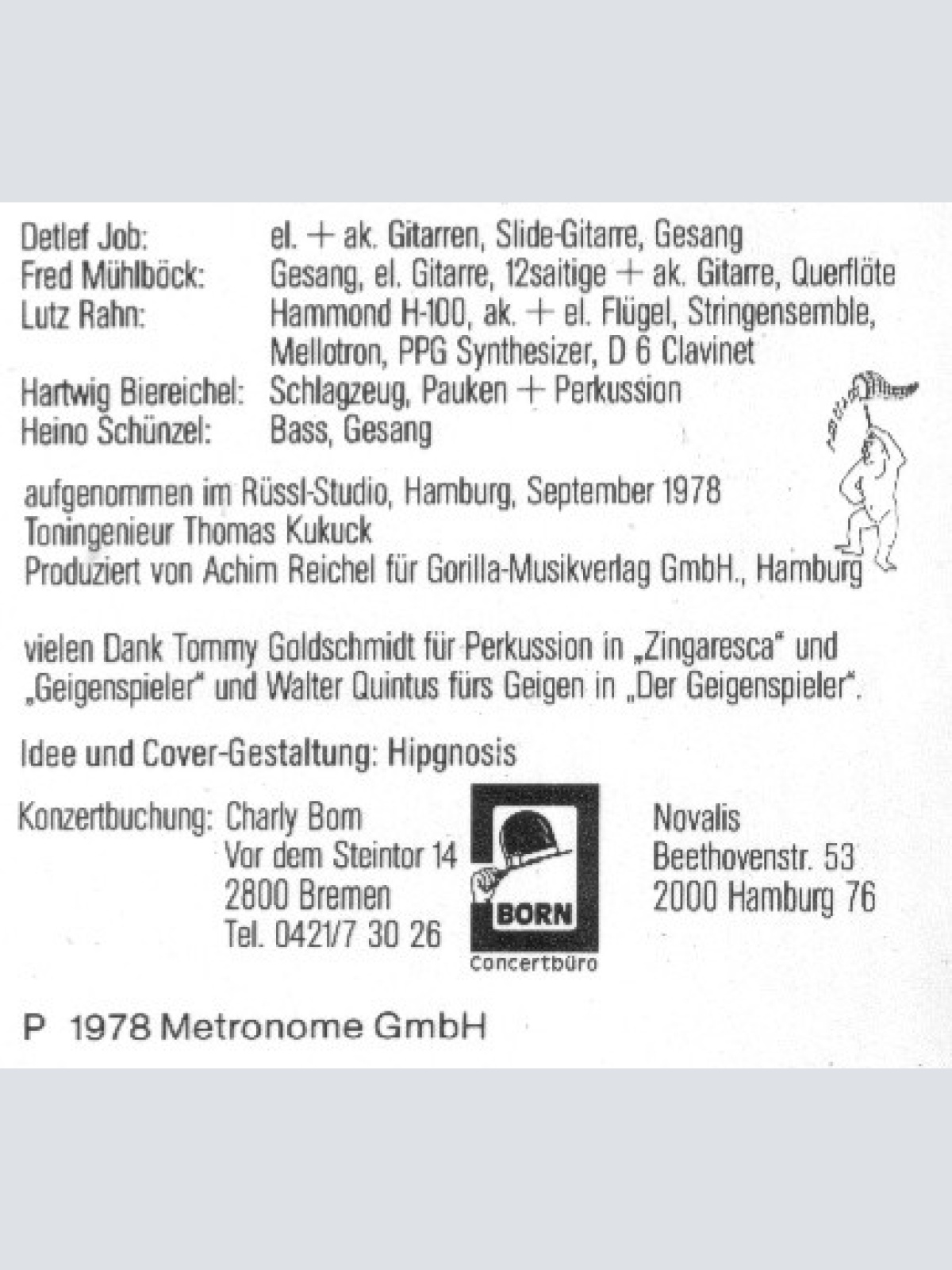 Vinyl / Novalis (3) - Vielleicht Bist Du Ein Clown?