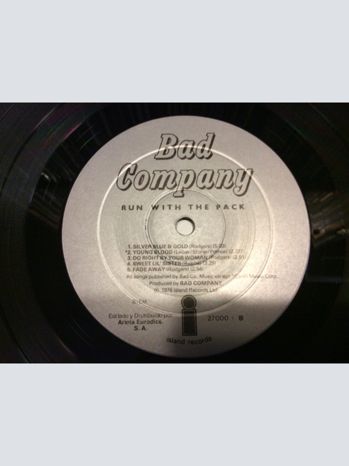 Vinyl / Bad Company (3) - Run With The Pack