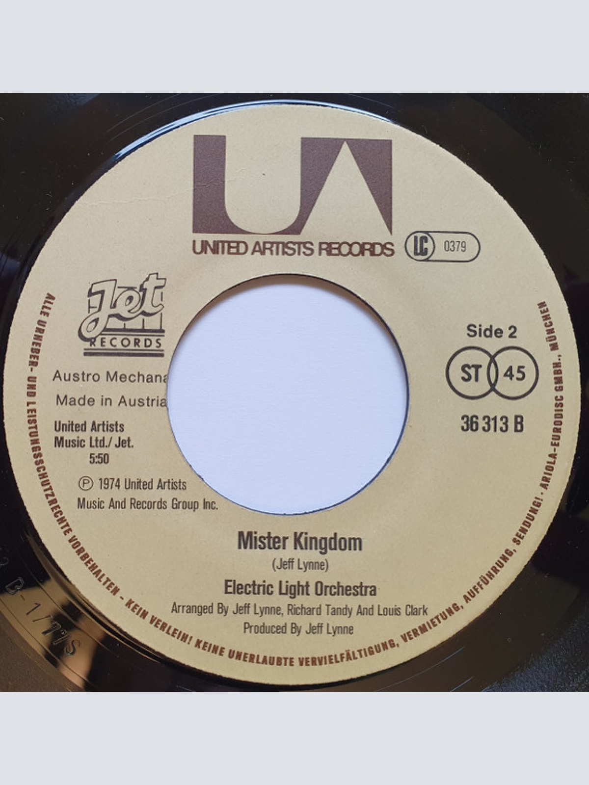 Vinyl / Electric Light Orchestra - Turn To Stone