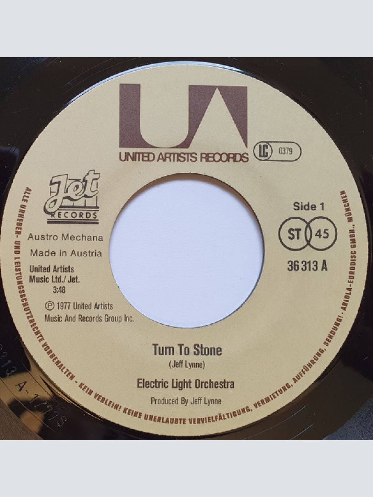 Vinyl / Electric Light Orchestra - Turn To Stone