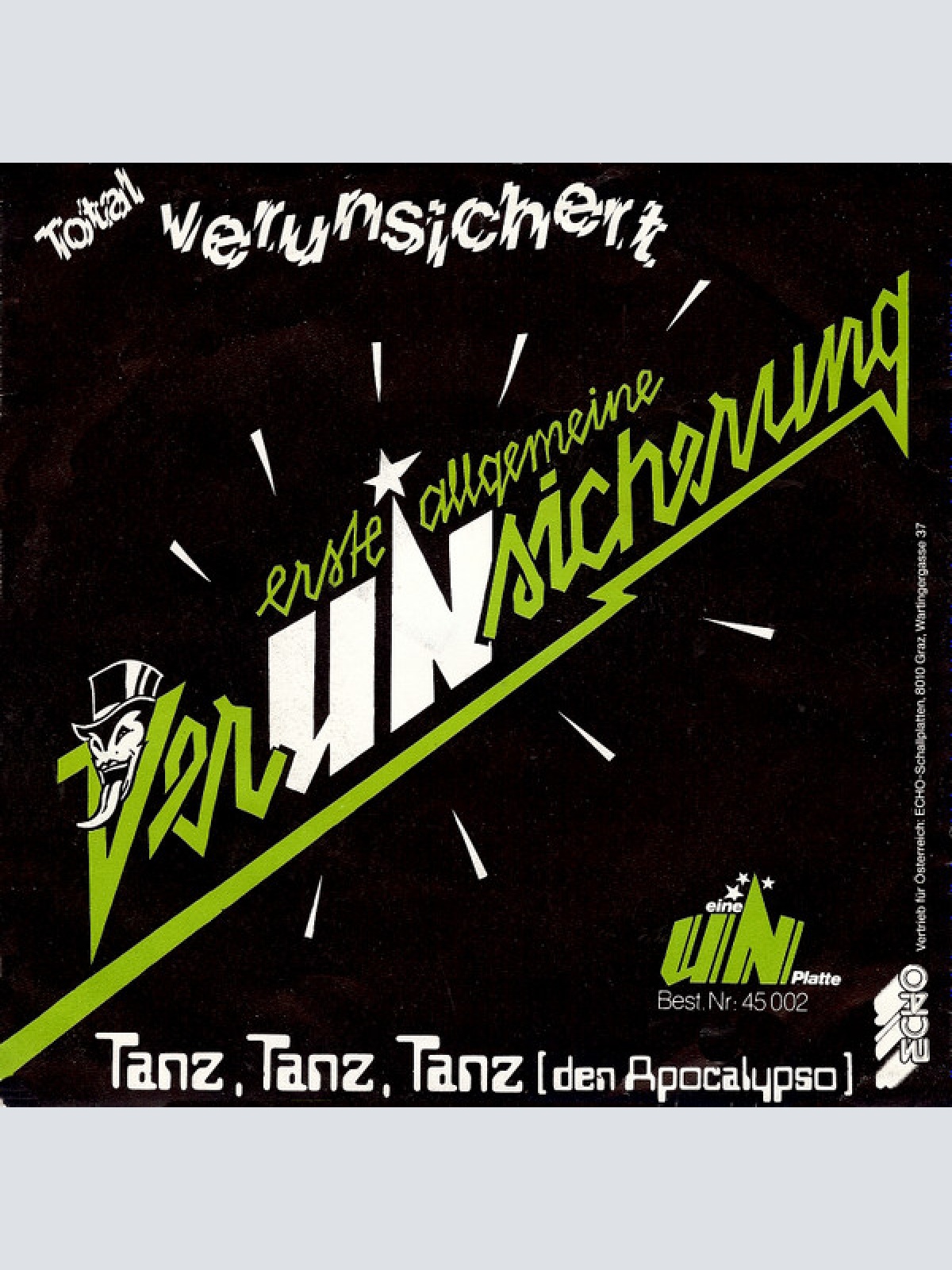 Vinyl / Erste Allgemeine VerUNsicherung* - Total Verunsichert