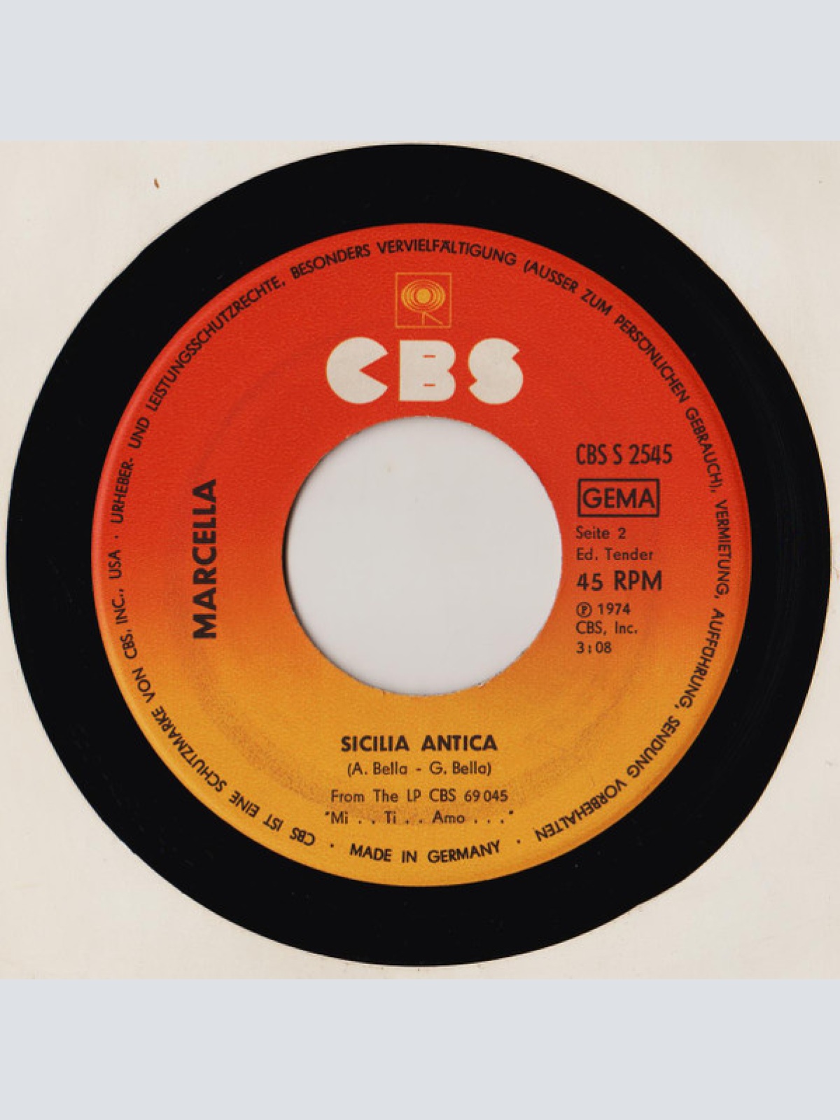 Vinyl / Marcella* - Nessuno Mai