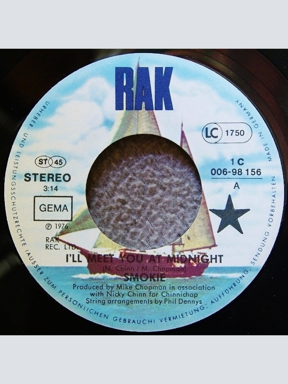 Vinyl / Smokie - I'll Meet You At Midnight