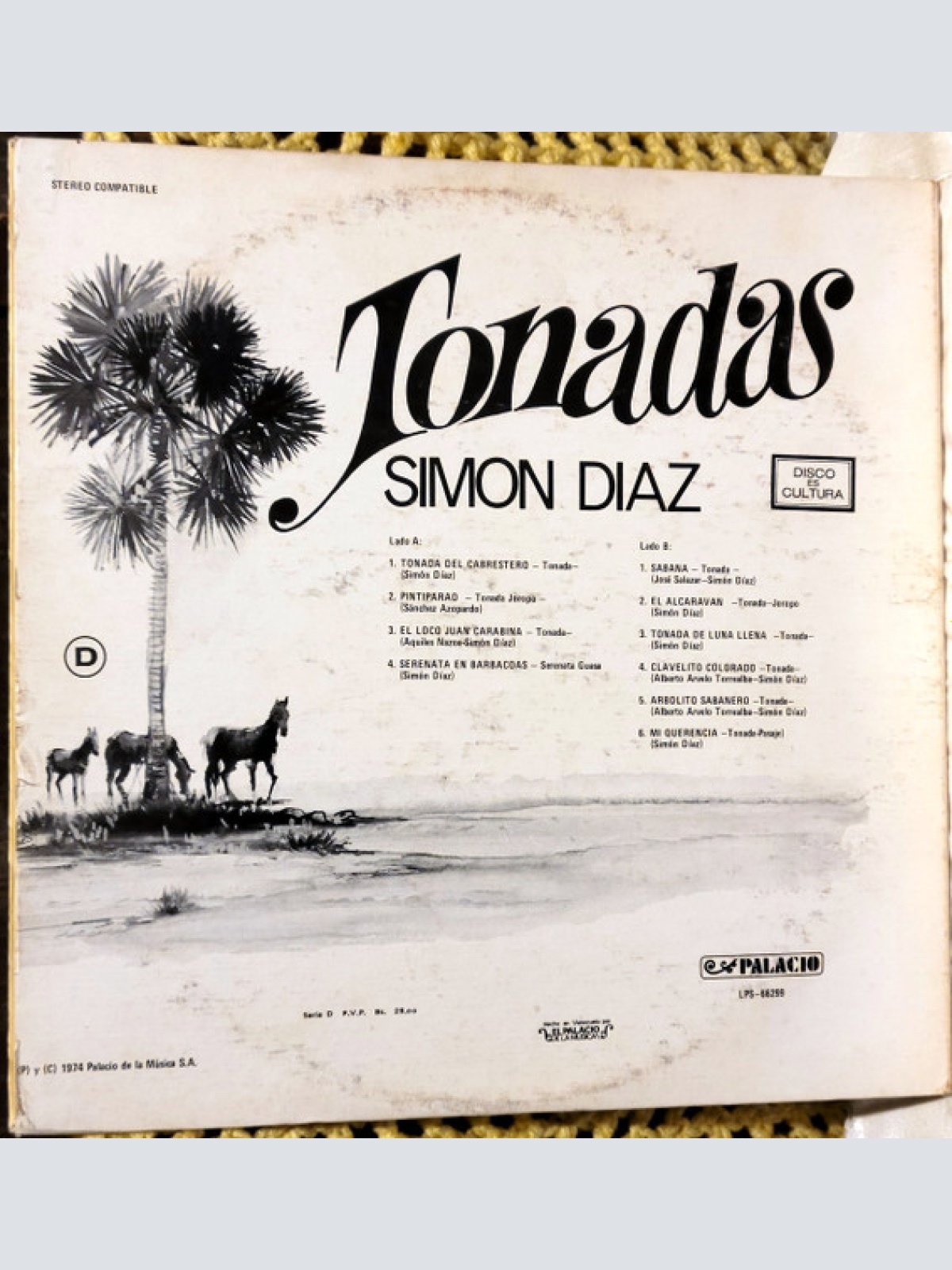Vinyl / Simon Diaz - Tonadas