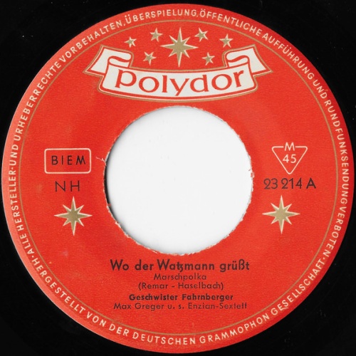 Vinyl / Geschwister Fahrnberger* - Wo Der Watzmann Grüßt