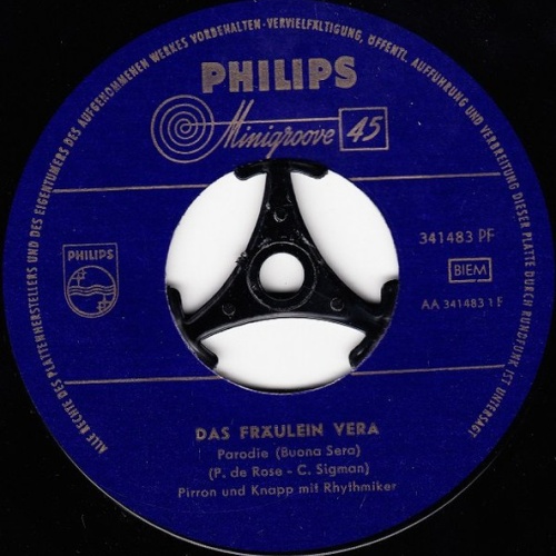 Vinyl / Pirron Und Knapp mit Rhythmikern* - Das Fräulein Vera / Fifi (Die Waschmaschine)