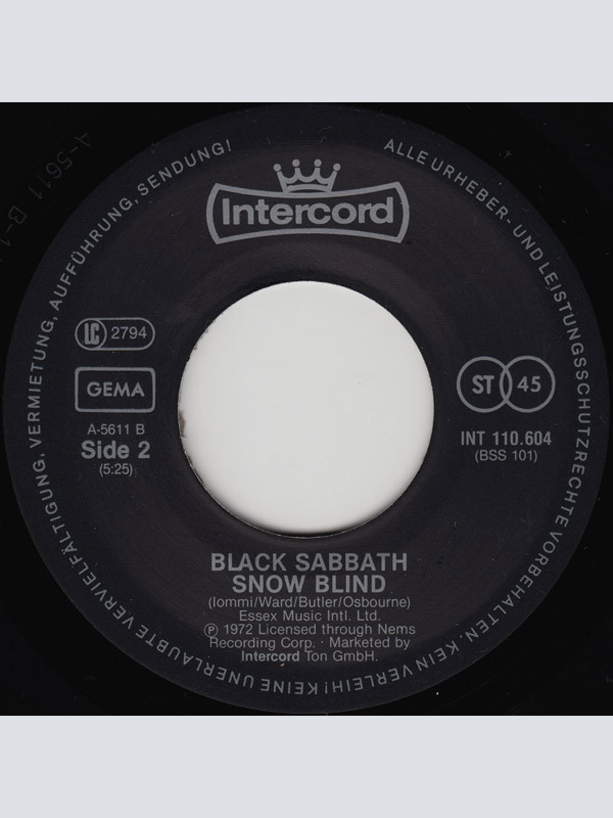 Vinyl / Black Sabbath - Paranoid