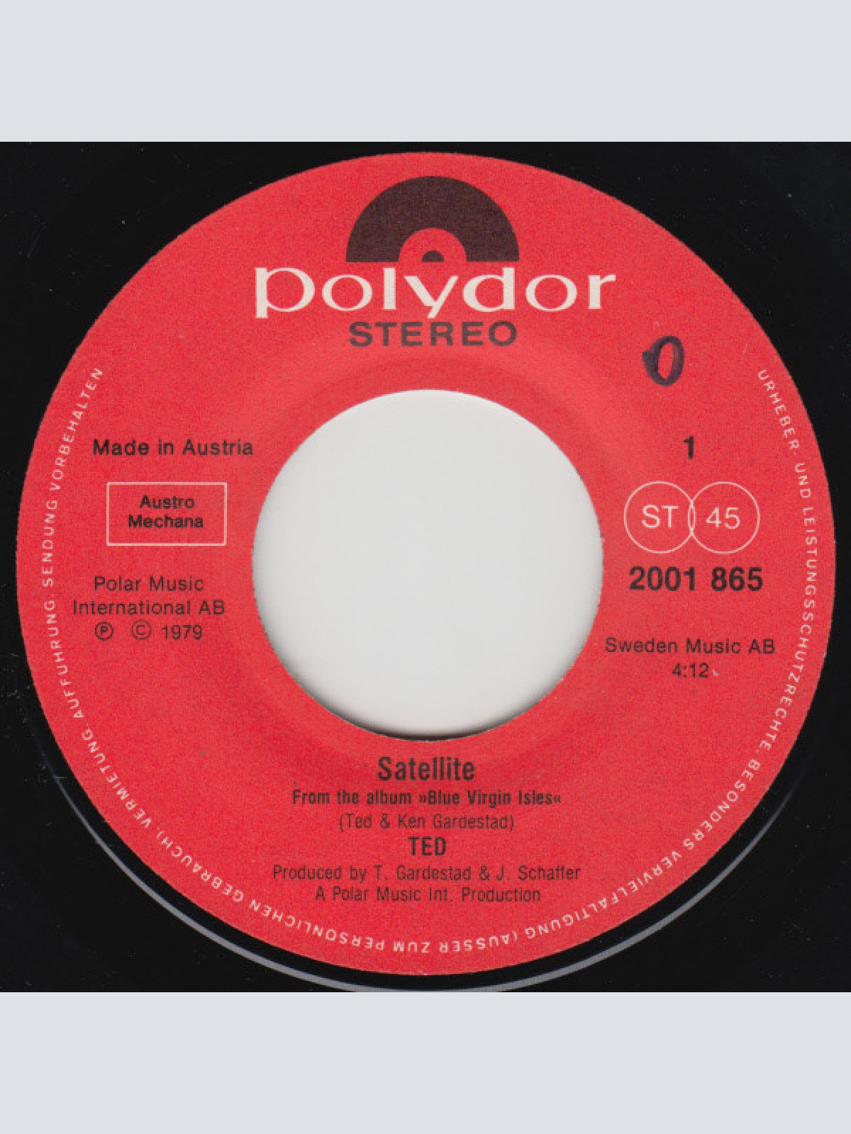 Vinyl / Ted* - Satellite