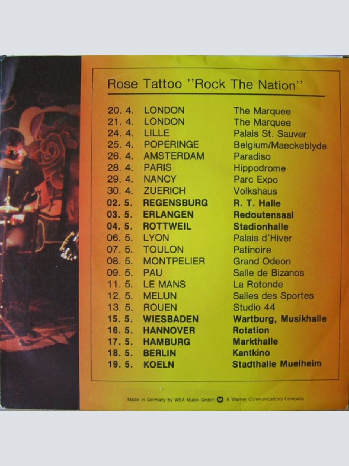 Vinyl / Rose Tattoo - Bad Boy For Love