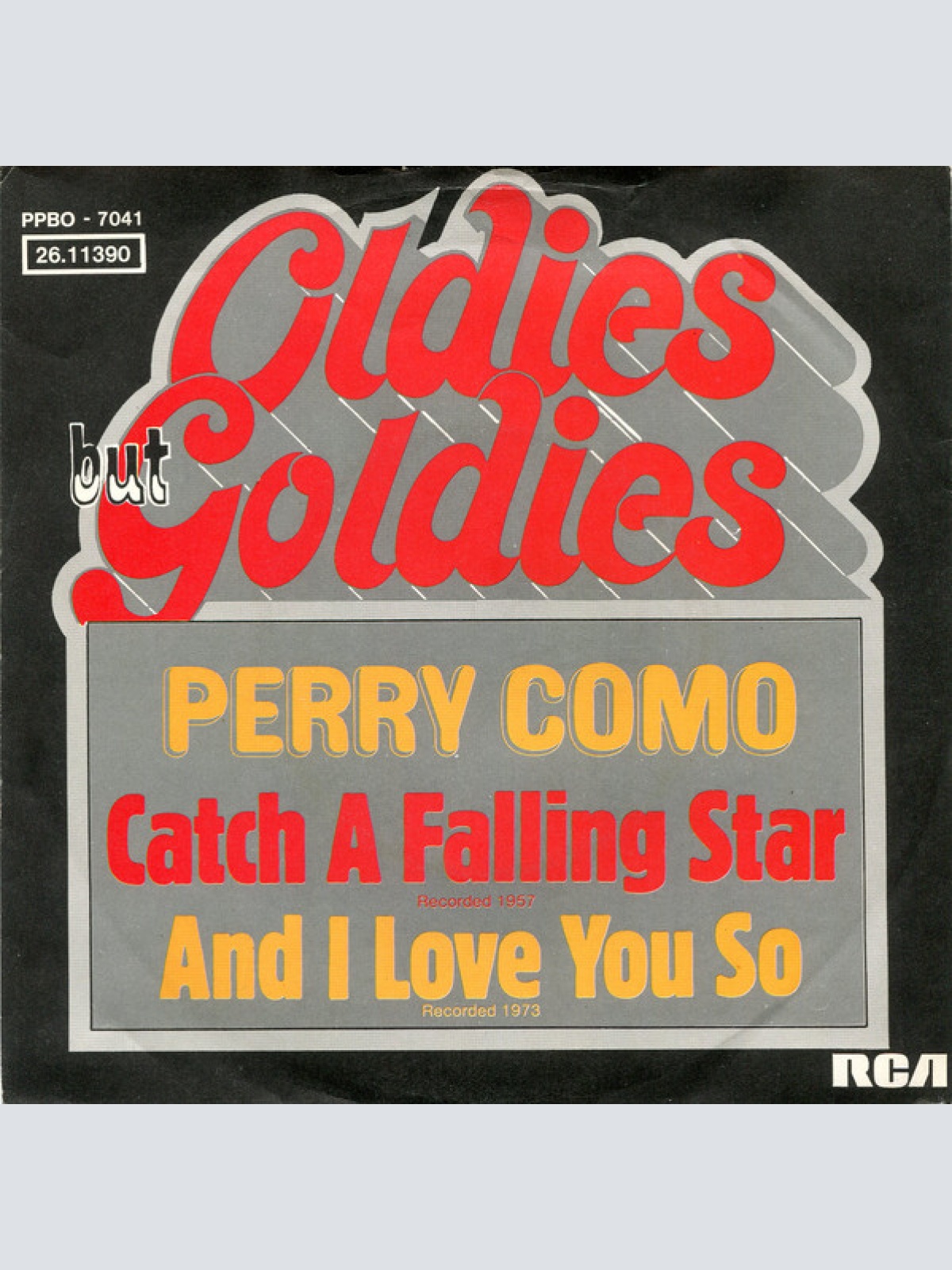 Vinyl / Perry Como - Catch A Falling Star / And I Love You So