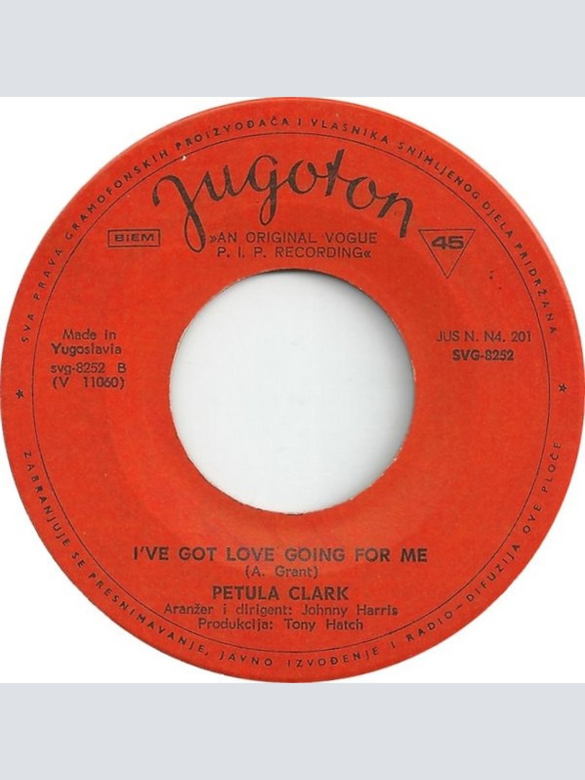 Vinyl / Petula Clark - Kiss Me Goodbye