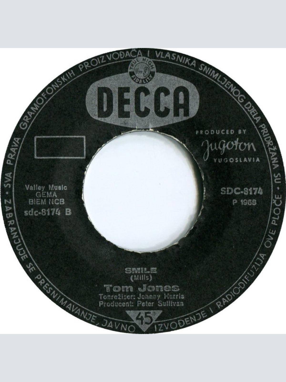 Vinyl / Tom Jones - Delilah