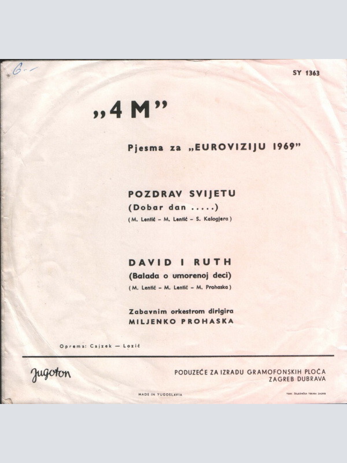 Vinyl / 4M* - Pozdrav Svijetu (Dobar Dan)