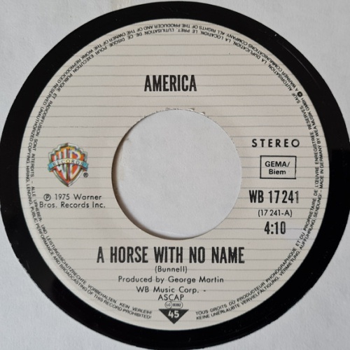 Vinyl / America (2) - A Horse With No Name / I Need You