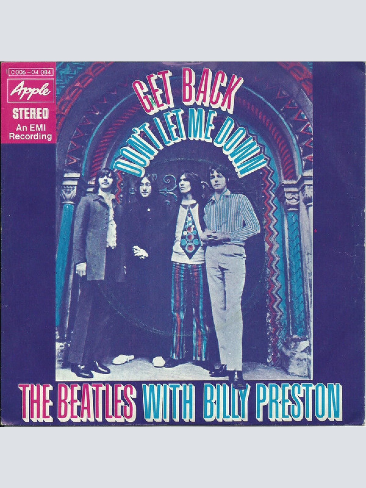 Vinyl / The Beatles With Billy Preston - Get Back / Don't Let Me Down