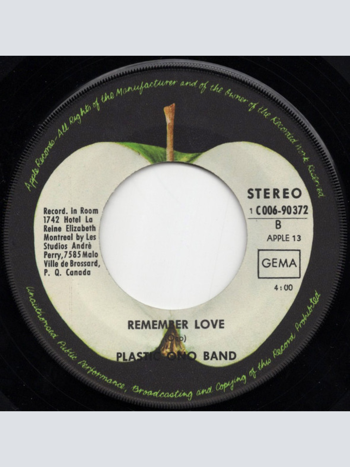 Vinyl / Plastic Ono Band* - Give Peace A Chance