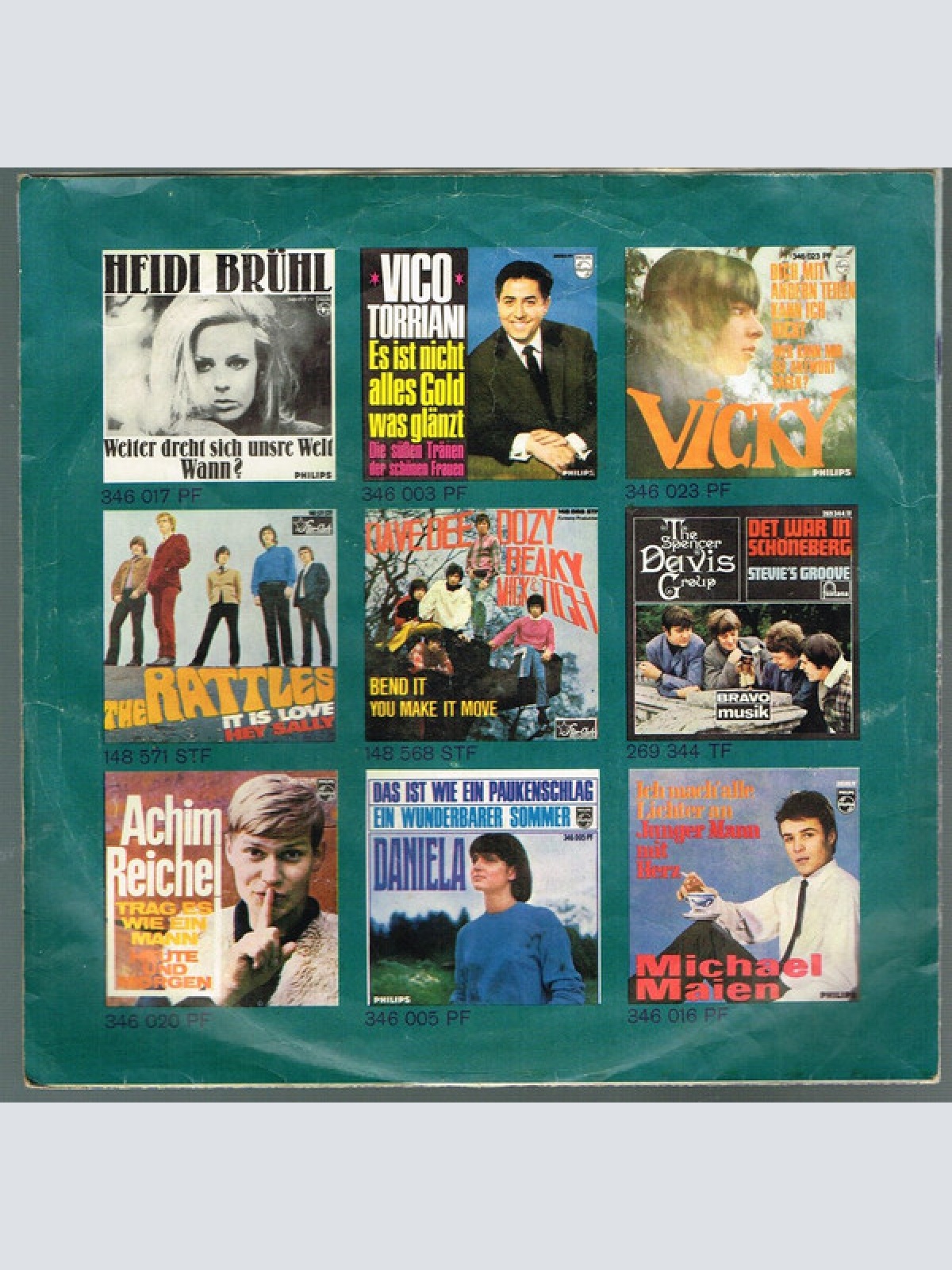 Vinyl / Vicky* - Blau Wie Das Meer (L'amour Est Bleu) / Nie Mehr Scheint Mir Die Sonne So Hell (Le Soleil À Quitté Ma Maison)