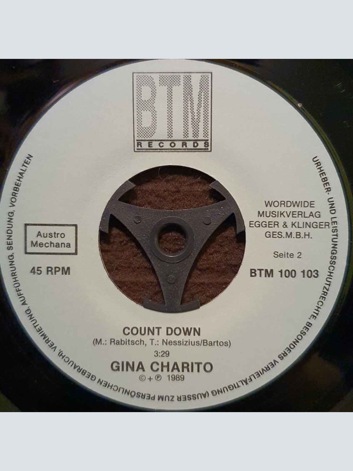 Vinyl / Gina Charito - Hold On To Your Love