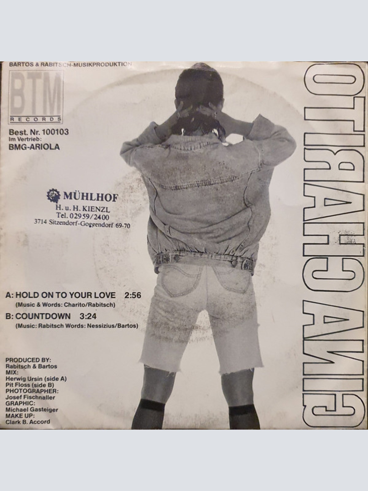 Vinyl / Gina Charito - Hold On To Your Love