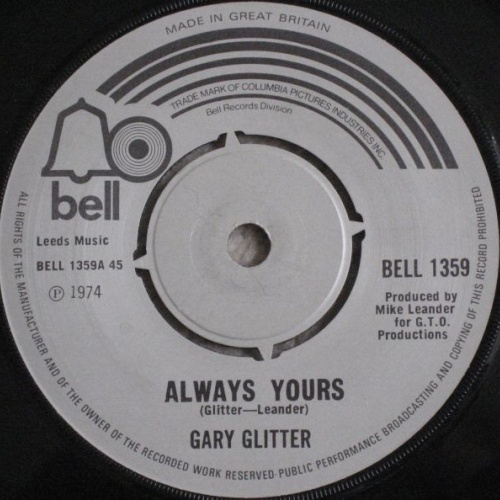 Vinyl / Gary Glitter - Always Yours