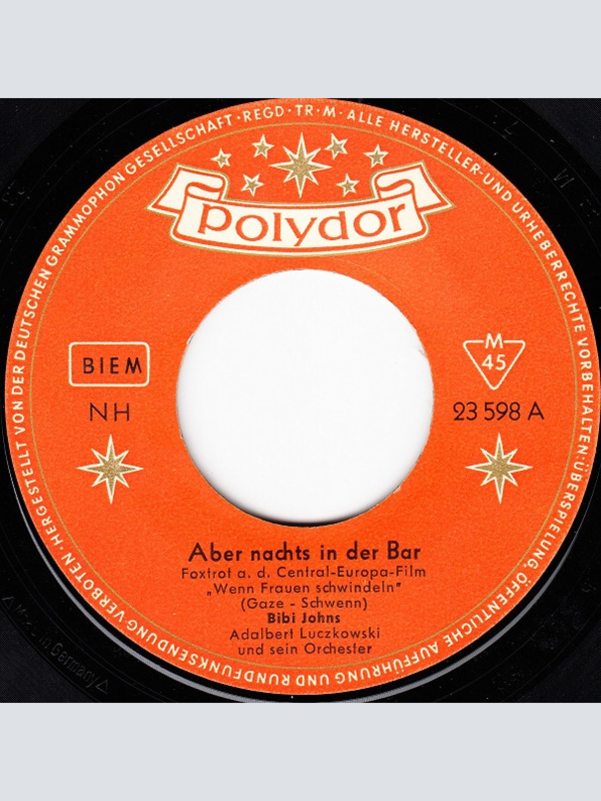Vinyl / Bibi Johns - Aber Nachts In Der Bar