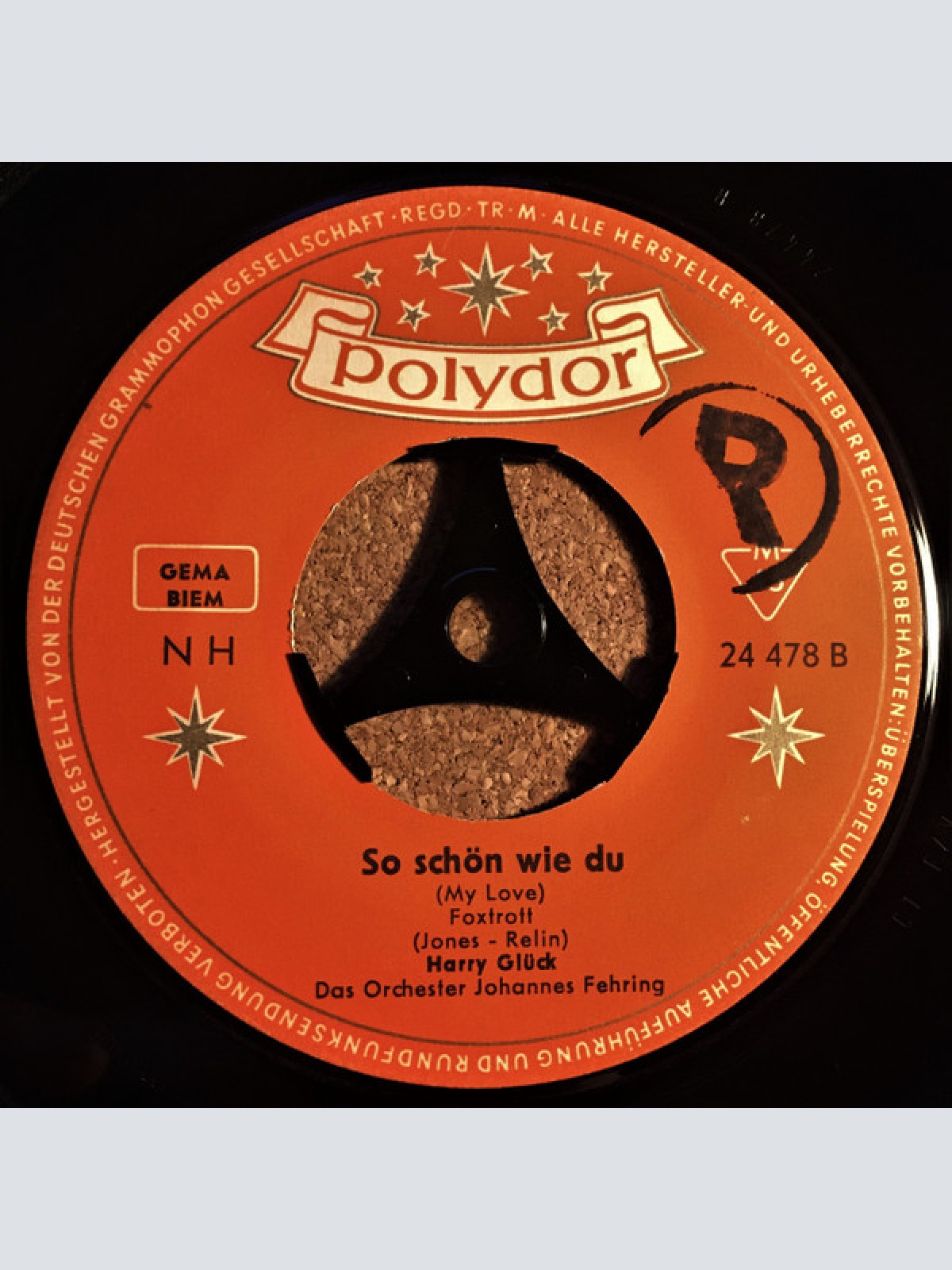 Vinyl / Harry Glück - Ich Will Dich Immer Wieder Küssen / So Schön Wie Du