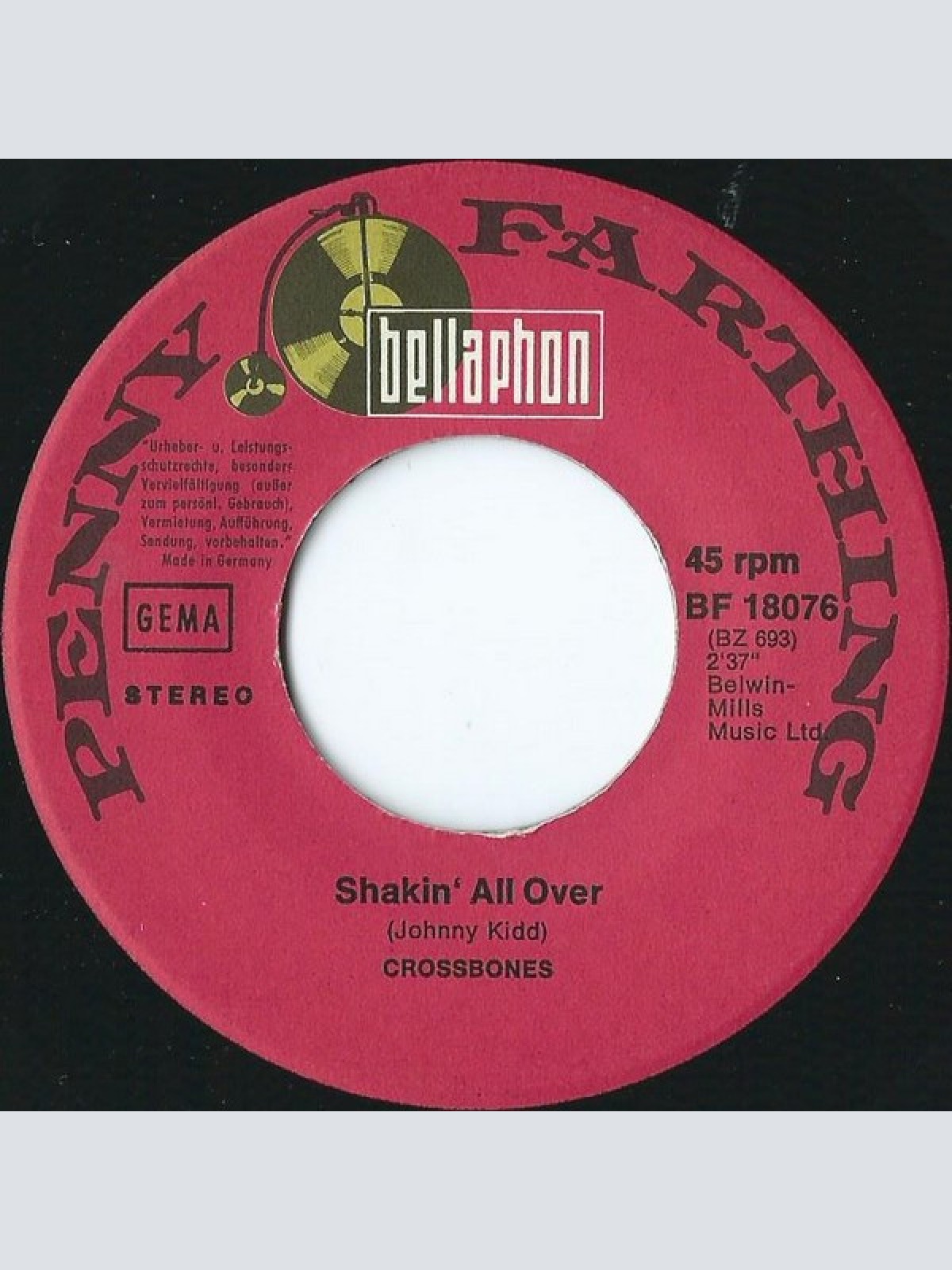Vinyl / Crossbones (4) - Shakin' All Over