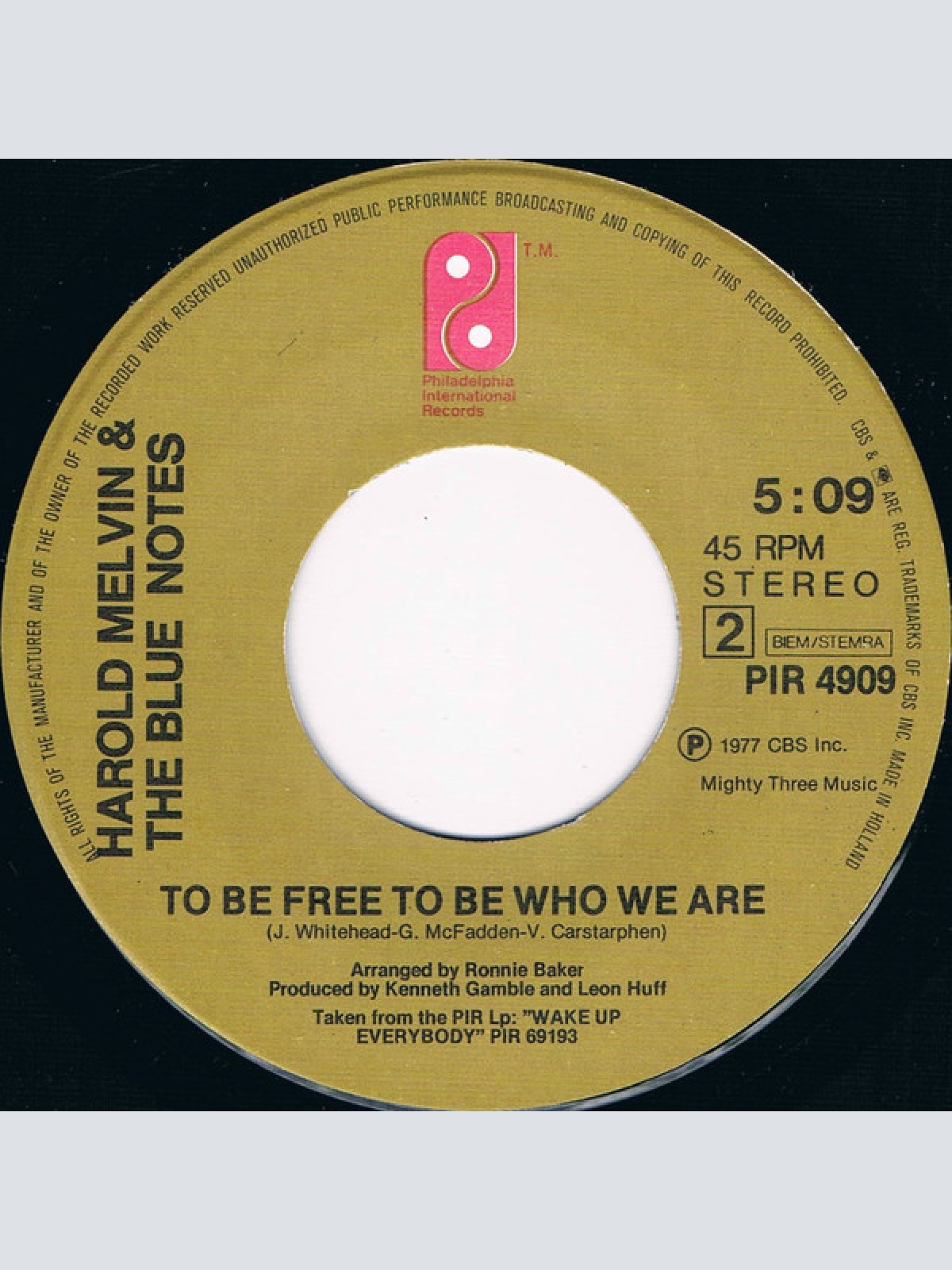 Vinyl / Harold Melvin & The Blue Notes* - Don't Leave Me This Way