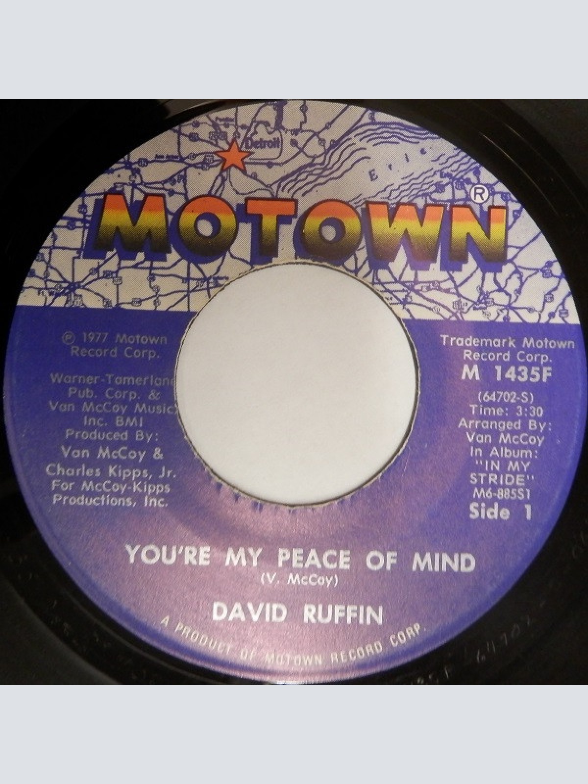 Vinyl / David Ruffin - You're My Peace Of Mind