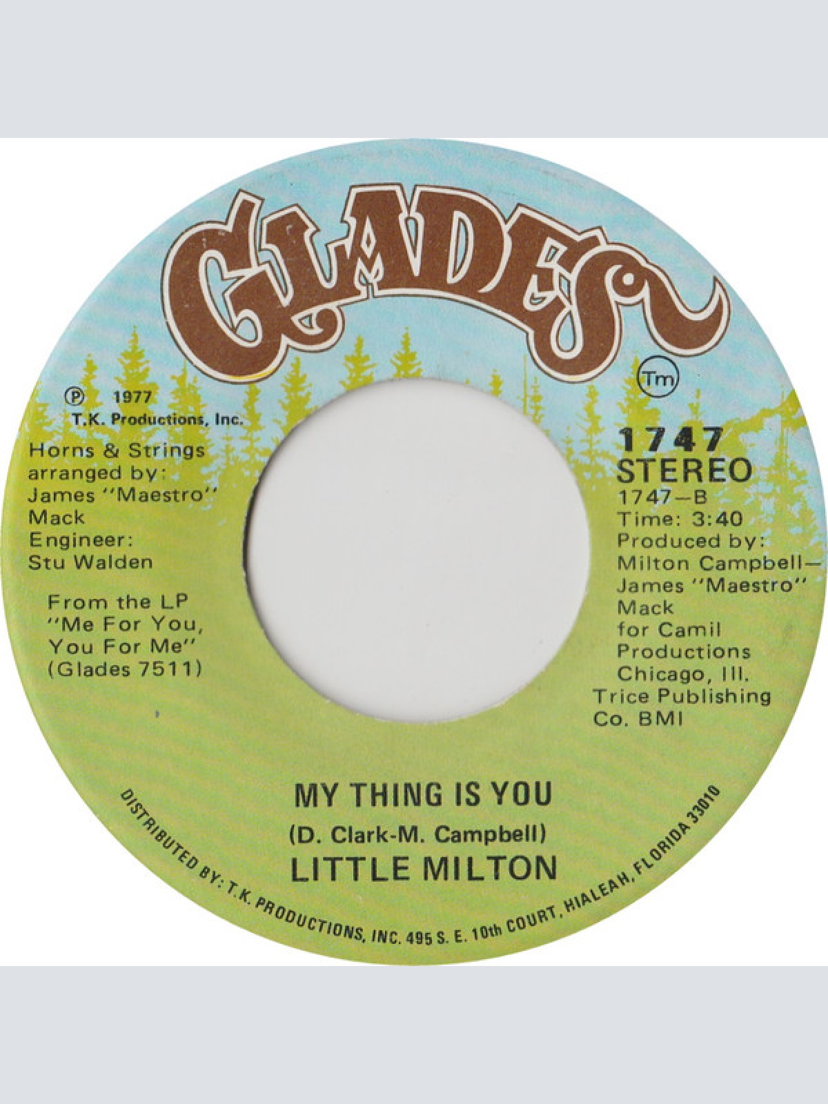 Vinyl / Little Milton - Me For You, You For Me