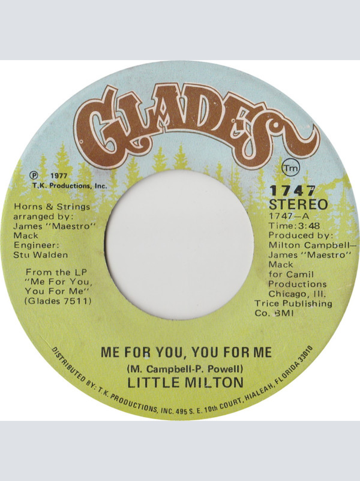 Vinyl / Little Milton - Me For You, You For Me