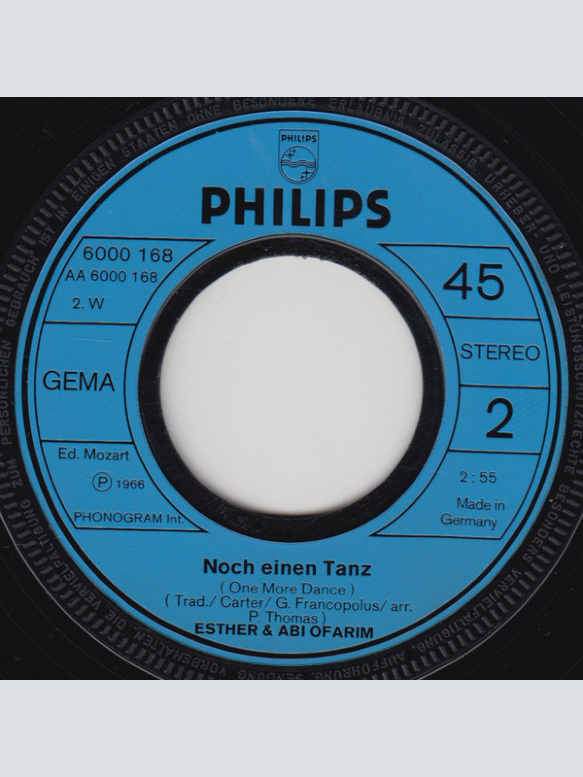 Vinyl / Esther & Abi Ofarim - Cinderella Rockefella / Noch Einen Tanz