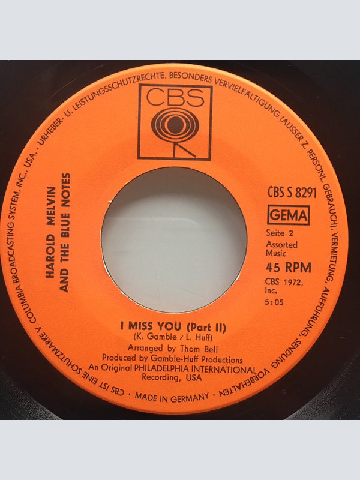 Vinyl / Harold Melvin And The Blue Notes - I Miss You