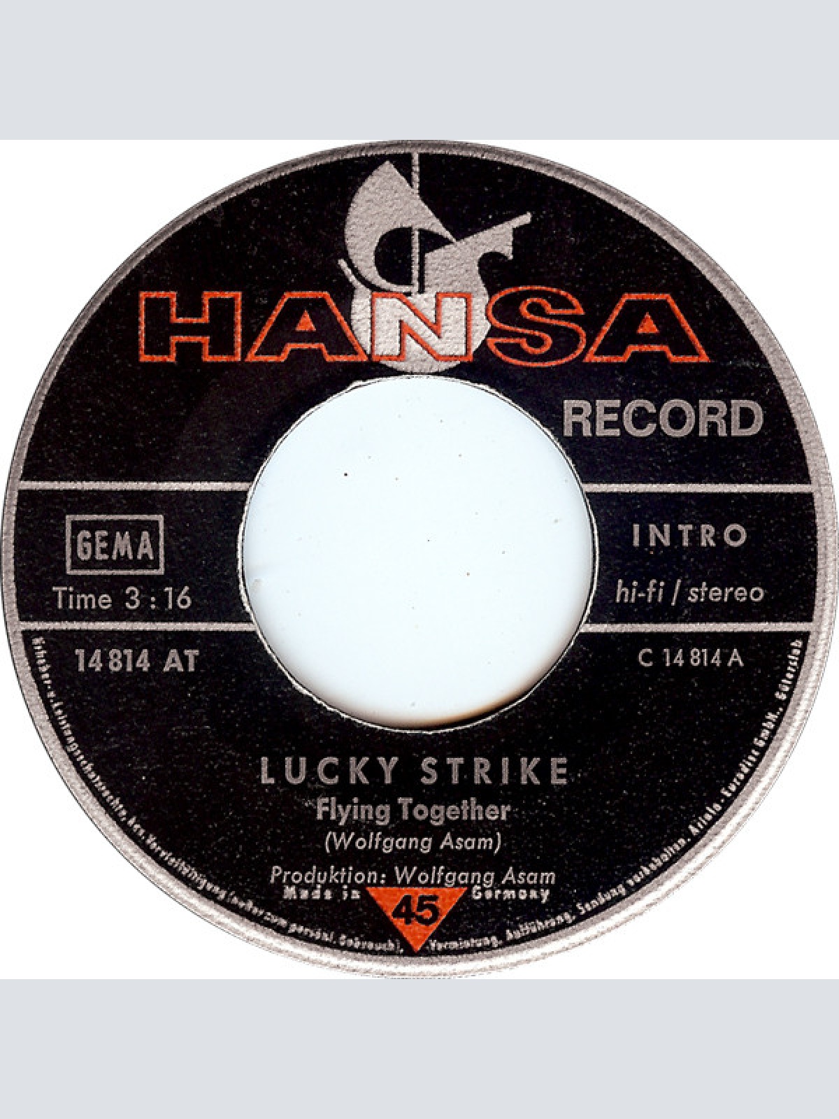Vinyl / Lucky Strike (3) - Flying Together / Deep In The Night