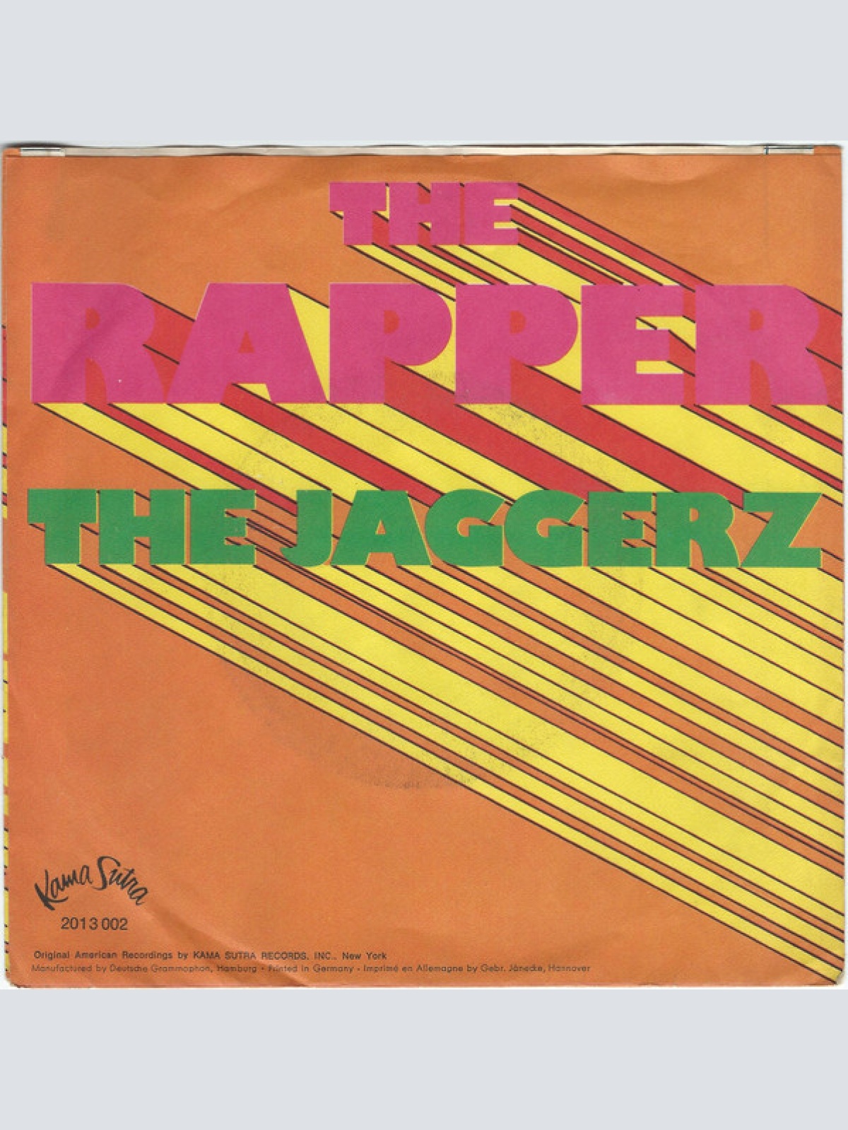 Vinyl / The Jaggerz - The Rapper