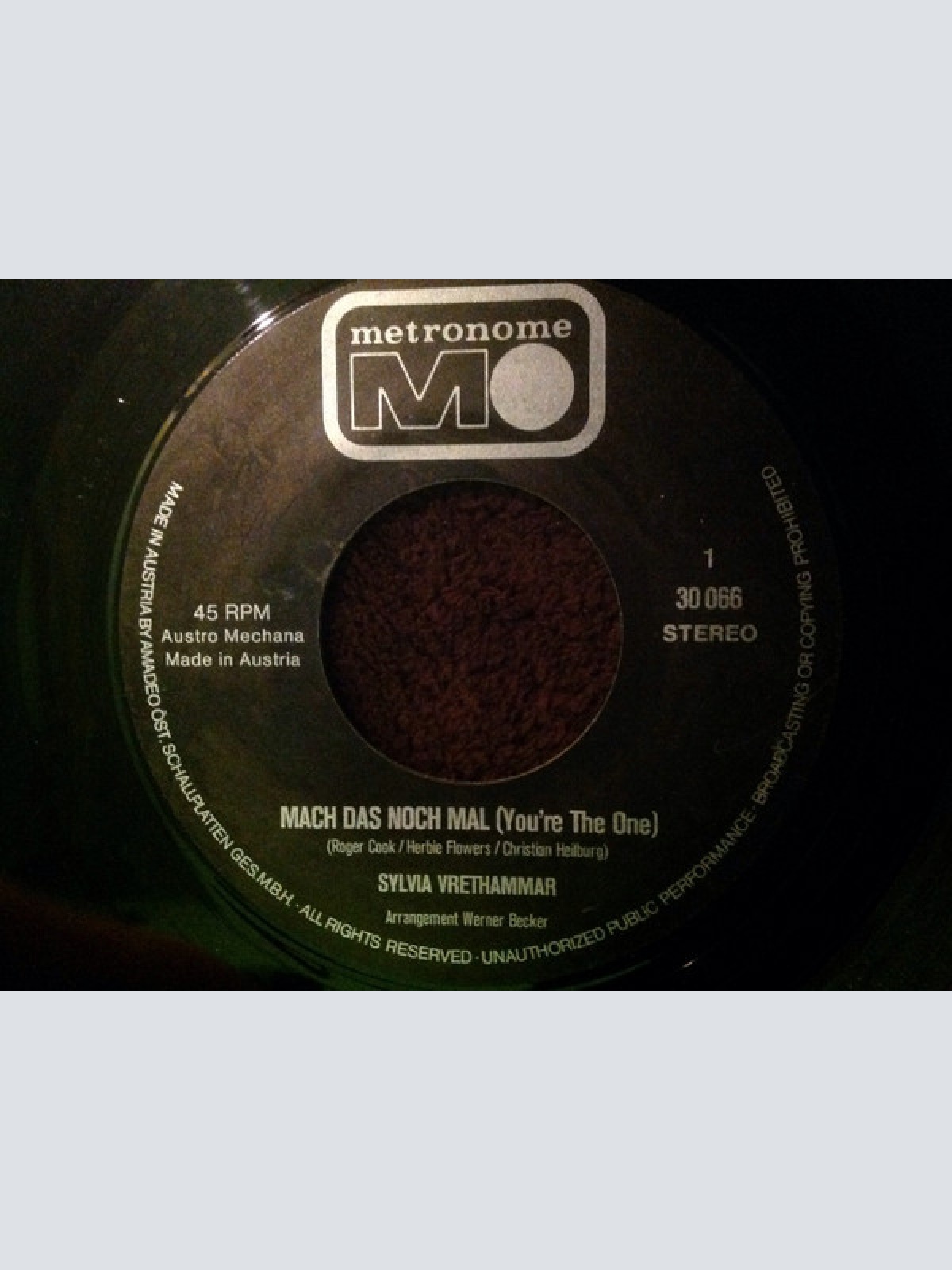 Vinyl / Sylvia Vrethammar - Mach Das Noch Mal