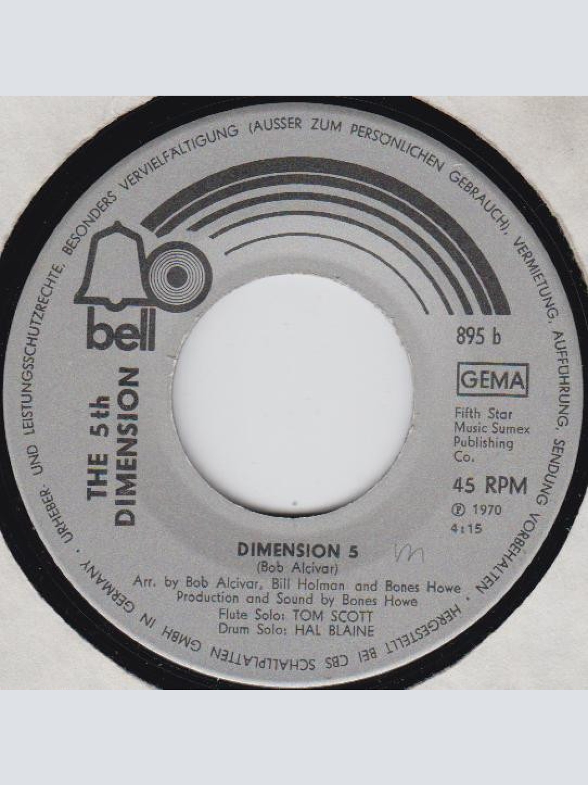 Vinyl / The 5th Dimension* - Save The Country